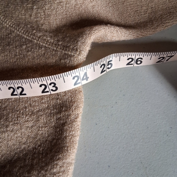 Vintage Wool Shacket Cardigan Sweater Cardigan Blazer Jacket Camel Size Large - Picture 6 of 6